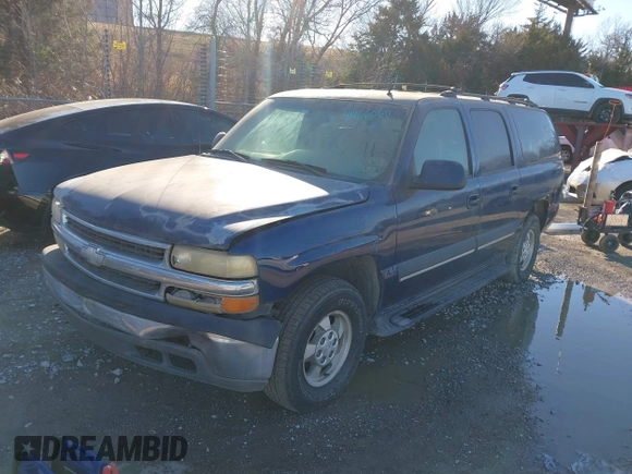 2002 Chevrolet Suburban LT z VIN 1GNEC16Z32J237983, wystawiony jako IAAI lot #41466060 z przebiegiem 260 343 mil mil oraz . Historia ofert i sprzedaży dostępna na DreamBid. Obrazek 2.