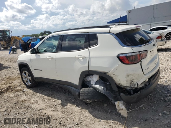 2019 Jeep Compass Latitude z VIN 3C4NJDBB8KT735291, wystawiony jako Copart lot #61901165 z przebiegiem 94 870 mil mil oraz Szkoda całkowita • Salvage title. Historia ofert i sprzedaży dostępna na DreamBid. Obrazek 2.