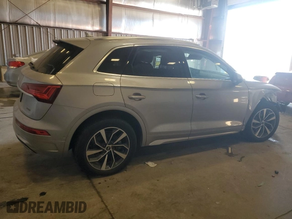 2022 Audi Q5 S line Prestige with VIN WA1FAAFY4N2109061, listed as a Copart auction lot 88315175 with 0 mi miles and Non Repairable. Bid and sale history available at carsss.com. Image 3.