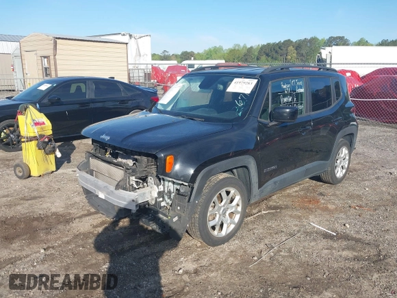 2017 Jeep Renegade Latitude with VIN ZACCJABB7HPG21286, listed as a IAAI auction lot 41979283 with 142,540 mi miles. Bid and sale history available at carsss.com. Image 17.