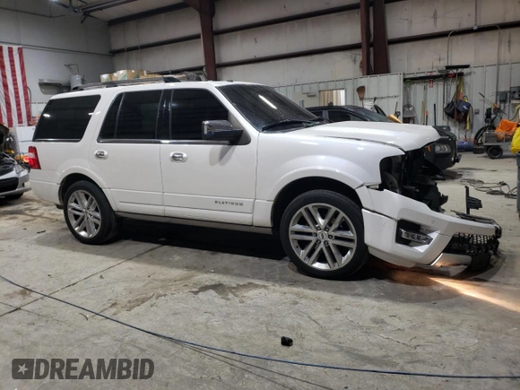 2016 Ford Expedition Platinum z VIN 1FMJU1MT2GEF54362, wystawiony jako Copart lot #42194005 z przebiegiem 140 798 mil mil oraz Szkoda całkowita • Salvage title. Historia ofert i sprzedaży dostępna na DreamBid. Obrazek 4.