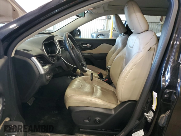 2016 Jeep Cherokee Limited with VIN 1C4PJMDS7GW142139, listed as a Copart auction lot 54915035 with 85,036 mi miles and Salvage Title. Bid and sale history available at DreamBid. Image 7.