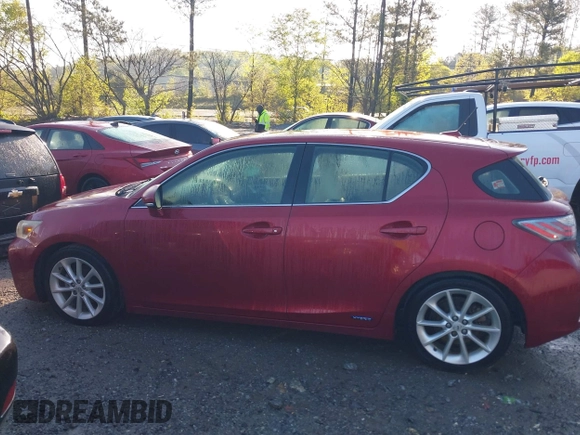 2012 Lexus CT CT 200h with VIN JTHKD5BH1C2072278, listed as a IAAI auction lot 42013285 with 116,970 mi miles and . Bid and sale history available at carsss.com. Image 14.