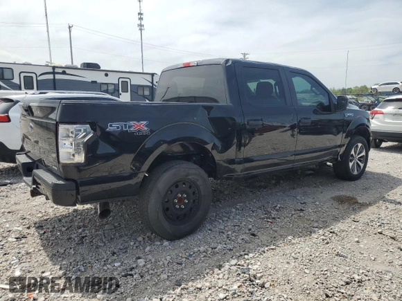 2019 Ford F-150 XL with VIN 1FTEW1EP7KKF06240, listed as a Copart auction lot 54213915 with 29,875 mi miles and Salvage Title. Bid and sale history available at carsss.com. Image 3.