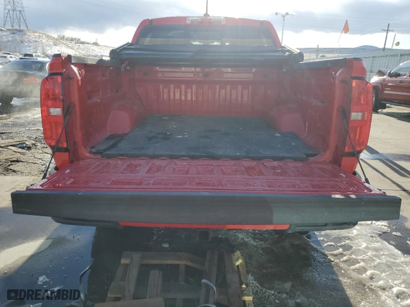 2019 Chevrolet Colorado 4WD Z71 with VIN 1GCGTDEN5K1239977, listed as a Copart auction lot 87860595 with 131,101 mi miles and Salvage Title. Bid and sale history available at carsss.com. Image 6.