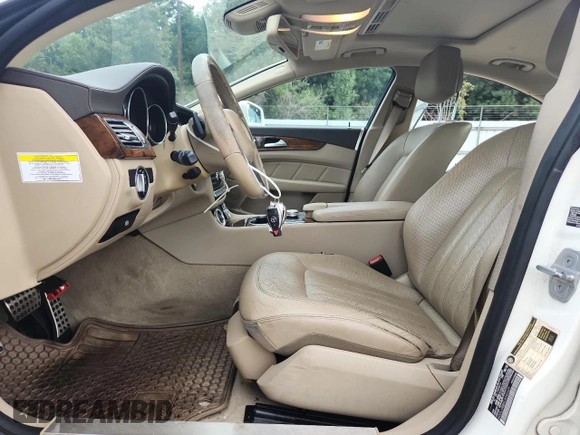 2012 Mercedes-Benz CLS 550 with VIN WDDLJ9BB5CA045629, listed as a Copart auction lot 64598765 with 169,067 mi miles and Clean title. Bid and sale history available at DreamBid. Image 7.