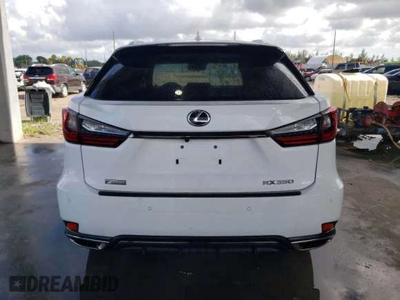 2022 Lexus RX with VIN 2T2YZMDA3NC309960, listed as a Copart auction lot 65665624 with 18,695 mi miles and Salvage Title. Bid and sale history available at carsss.com. Image 6.