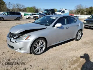 2006 Lexus IS 250 Manual with VIN JTHBK262462001705, listed as a Copart auction lot 48607615 with 151,792 mi miles and Salvage Title. Bid and sale history available at carsss.com. Image 1.