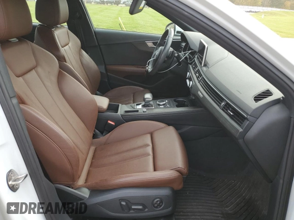 2019 Audi A4 Premium Plus with VIN WAUENAF42KA007534, listed as a Copart auction lot 62229882 with 52,432 mi miles. Bid and sale history available at carsss.com. Image 5.