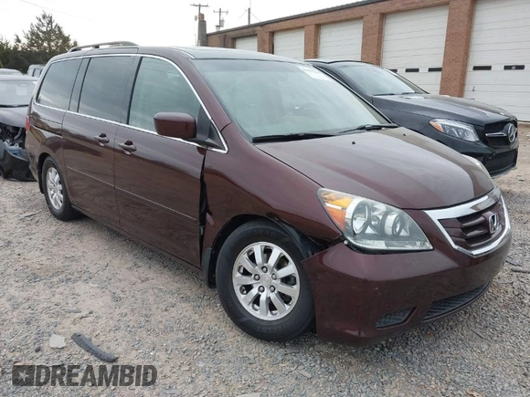 2010 Honda Odyssey EX-L with VIN 5FNRL3H77AB017916, listed as a IAAI auction lot 41855368 with 204,567 mi miles. Bid and sale history available at carsss.com. Image 1.