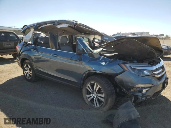2016 Honda Pilot EX-L with VIN 5FNYF6H5XGB069066, listed as a Copart auction lot 49676225 with 78,283 mi miles and Salvage Title. Bid and sale history available at DreamBid. Image 4.