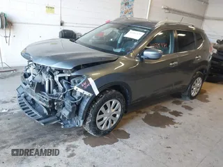2016 Nissan Rogue SV with VIN KNMAT2MVXGP724616, listed as a IAAI auction lot 41561439 with 146,898 mi miles. Bid and sale history available at carsss.com. Image 2.
