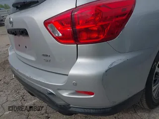 2017 Nissan Pathfinder SV with VIN 5N1DR2MM9HC648975, listed as a IAAI auction lot 42042921 with 125,057 mi miles. Bid and sale history available at carsss.com. Image 6.