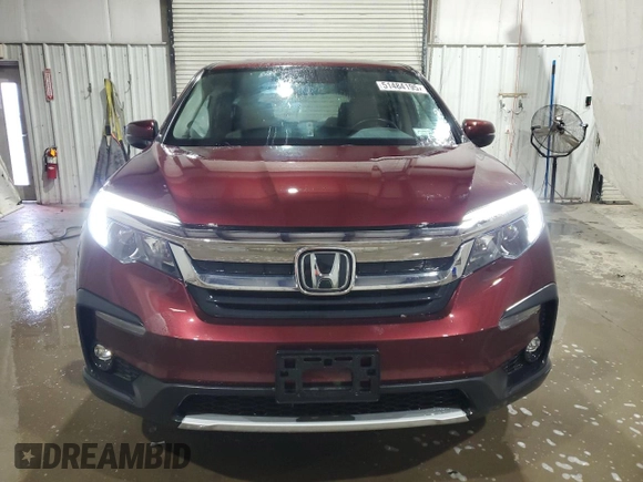 2021 Honda Pilot EX-L with VIN 5FNYF6H58MB090087, listed as a Copart auction lot 51484195 with 30,461 mi miles and Salvage Title. Bid and sale history available at carsss.com. Image 5.
