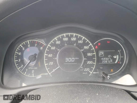 2015 Nissan Note SV with VIN 3N1CE2CP6FL360018, listed as a Copart auction lot 54950115 with 159,307 mi miles and Salvage title. Bid and sale history available at DreamBid. Image 9.