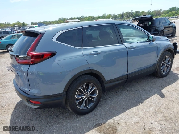 2022 Honda CR-V EX-L with VIN 5J6RW1H80NA012487, listed as a IAAI auction lot 41936191 with 209,258 mi miles. Bid and sale history available at carsss.com. Image 4.