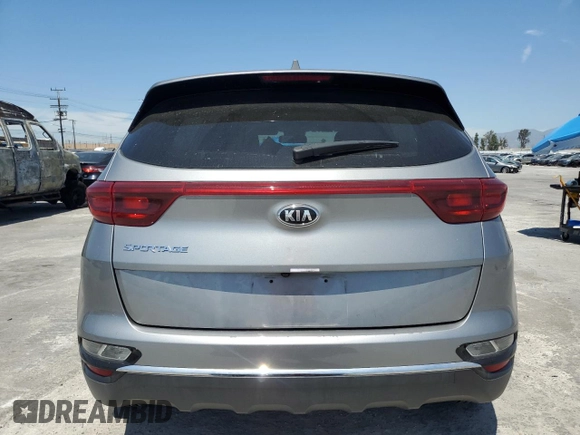 2021 Kia Sportage LX with VIN KNDPM3AC5M7901407, listed as a Copart auction lot 52678995 with 63,301 mi miles and Salvage Title. Bid and sale history available at carsss.com. Image 6.