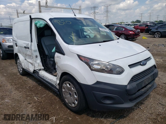 2017 Ford Transit Connect XL with VIN NM0LS6E79H1300557, listed as a Copart auction lot 58524483 with 62,419 mi miles and Salvage title. Bid and sale history available at DreamBid. Image 4.
