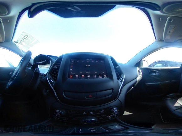 2019 Jeep Cherokee Latitude Plus with VIN 1C4PJLLB1KD201847, listed as a IAAI auction lot 41814463 with 115,927 mi miles. Bid and sale history available at carsss.com. Image 18.