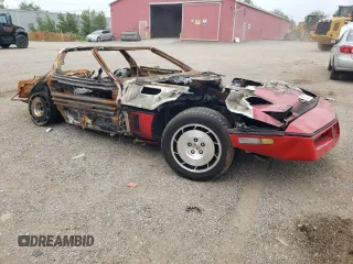 1985 Chevrolet Corvette with VIN 1G1YY0785F5103913, listed as a Copart auction lot 61049734 with 0 mi miles and Non Repairable. Bid and sale history available at carsss.com. Image 4.