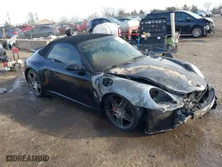 2007 Porsche 911 Carrera S with VIN WP0CB299X7S777014, listed as a IAAI auction lot 41463577 with 1 mi miles. Bid and sale history available at carsss.com. Image 1.