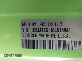 2021 Jeep Gladiator Mojave с VIN 1C6JJTEG1ML618948, выставлен на аукционе IAAI как лот 41955208 с пробегом 37 735 миль миль и . История ставок и продаж доступна на DreamBid. Изображение 9.