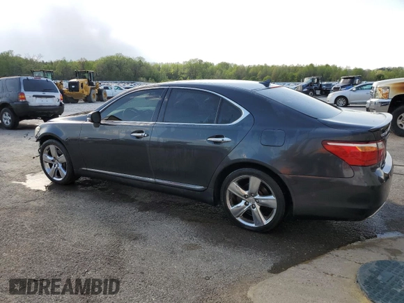 2010 Lexus LS 460 with VIN JTHBL5EF7A5101341, listed as a Copart auction lot 52371455 with 209,048 mi miles and Salvage Title. Bid and sale history available at carsss.com. Image 2.