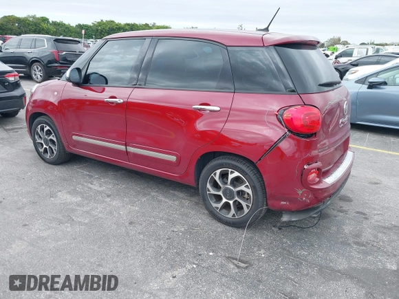 2014 FIAT 500L Lounge with VIN ZFBCFACH1EZ008603, listed as a IAAI auction lot 41583042 with 92,209 mi miles and . Bid and sale history available at DreamBid. Image 3.