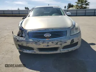 2008 Infiniti G35 Journey with VIN JNKBV61E58M218977, listed as a Copart auction lot 49639525 with Not Provided miles and Salvage Title. Bid and sale history available at DreamBid. Image 5.