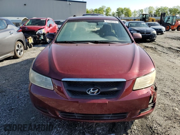 2007 Hyundai Sonata GLS with VIN 5NPET46CX7H195852, listed as a Copart auction lot 51732315 with 171,087 mi miles and Salvage Title. Bid and sale history available at DreamBid. Image 5.