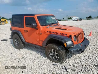 2018 Jeep Wrangler Rubicon with VIN 1C4HJXCGXJW285578, listed as a Copart auction lot 59443035 with 54,989 mi miles and Salvage title. Bid and sale history available at DreamBid. Image 4.