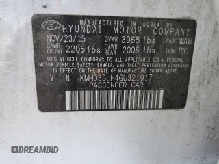 2016 Hyundai Elantra GT with VIN KMHD35LH4GU321917, listed as a Copart auction lot 76842614 with 107,526 mi miles and Salvage Title. Bid and sale history available at carsss.com. Image 12.