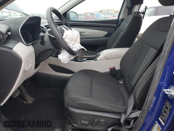 2024 Hyundai Tucson SEL with VIN 5NMJB3DE4RH301017, listed as a Copart auction lot 46230705 with 21,949 mi miles and Salvage Title. Bid and sale history available at carsss.com. Image 7.