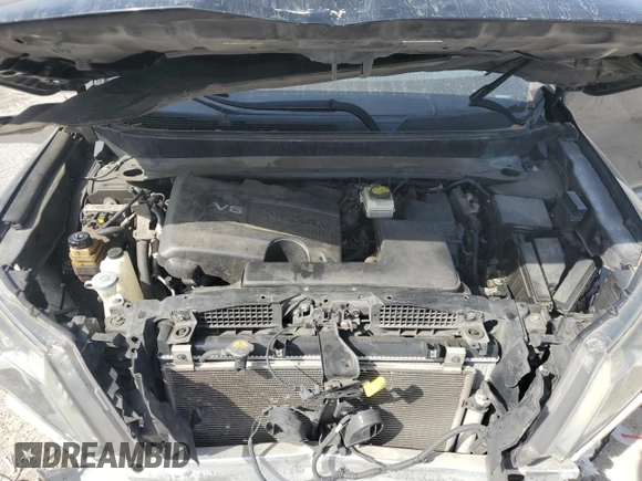 2019 Nissan Pathfinder SV z VIN 5N1DR2MN6KC588508, wystawiony jako Copart lot #53948375 z przebiegiem 148 239 mil mil oraz Szkoda całkowita • Salvage title. Historia ofert i sprzedaży dostępna na DreamBid. Obrazek 12.