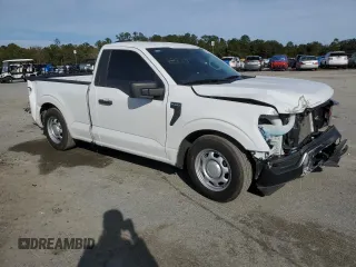2023 Ford F-150 XL with VIN 1FTMF1C55PKG16286, listed as a Copart auction lot 85083164 with Not Provided miles and Salvage Title. Bid and sale history available at carsss.com. Image 4.