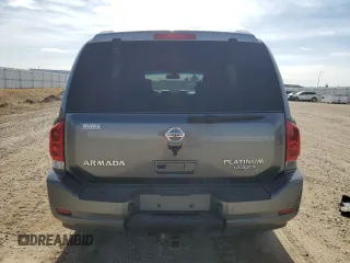 2015 Nissan Armada Platinum z VIN 5N1BA0NE4FN609366, wystawiony jako Copart lot #48256155 z przebiegiem 125 468 mil mil oraz Szkoda całkowita • Salvage title. Historia ofert i sprzedaży dostępna na DreamBid. Obrazek 6.