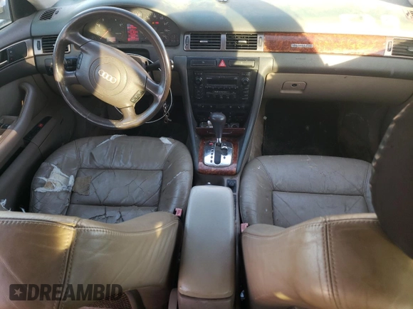2000 Audi A6 z VIN WAULH24BXYN110840, wystawiony jako Copart lot #76981144 z przebiegiem 160 093 mil mil oraz Czysty tytuł • Clean title. Historia ofert i sprzedaży dostępna na DreamBid. Obrazek 8.