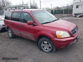 2003 Honda Pilot EX with VIN 2HKYF18683H581271, listed as a IAAI auction lot 41630651 with 173,536 mi miles. Bid and sale history available at carsss.com. Image 1.