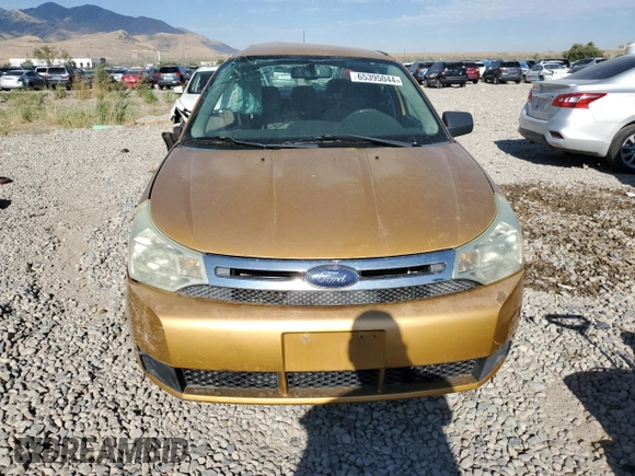 2009 Ford Focus SE with VIN 1FAHP35N59W112684, listed as a Copart auction lot 65395044 with Not Provided miles and Salvage Title. Bid and sale history available at carsss.com. Image 5.