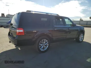 2015 Ford Expedition Max Limited with VIN 1FMJK1KT2FEF29436, listed as a Copart auction lot 79074374 with 129,765 mi miles and Salvage Title. Bid and sale history available at carsss.com. Image 3.