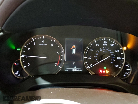 2020 Lexus RX 350L with VIN JTJHZKFA7L2024953, listed as a Copart auction lot 85044234 with 60,874 mi miles and Salvage title. Bid and sale history available at DreamBid. Image 9.