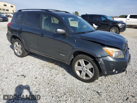2007 Toyota RAV4 Sport with VIN JTMBD32V976034551, listed as a Copart auction lot 45793125 with 159,980 mi miles and Salvage Title. Bid and sale history available at carsss.com. Image 4.