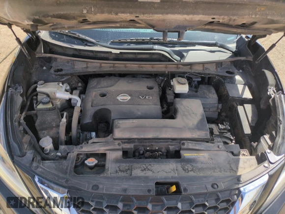 2019 Nissan Murano S with VIN 5N1AZ2MS5KN135591, listed as a Copart auction lot 50617235 with 124,369 mi miles and Salvage Title. Bid and sale history available at carsss.com. Image 12.