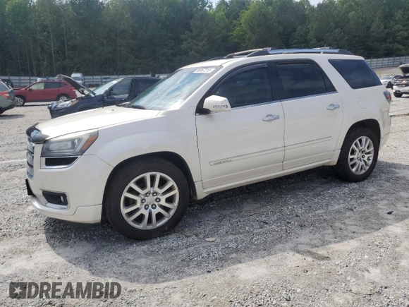 2015 GMC Acadia Denali z VIN 1GKKVTKD3FJ180335, wystawiony jako Copart lot #56967215 z przebiegiem 119 878 mil mil oraz Szkoda całkowita • Salvage title. Historia ofert i sprzedaży dostępna na DreamBid. Obrazek 1.