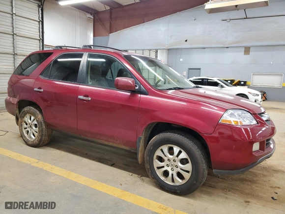 2003 Acura MDX Touring Pkg with VIN 2HNYD18683H500309, listed as a Copart auction lot 88792385 with 303,499 mi miles and Salvage Title. Bid and sale history available at carsss.com. Image 4.