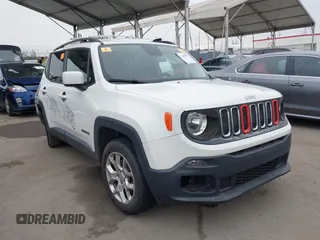 2017 Jeep Renegade Altitude z VIN ZACCJABB1HPF11544, wystawiony jako IAAI lot #42345192 z przebiegiem 101 998 mil mil oraz . Historia ofert i sprzedaży dostępna na DreamBid. Obrazek 1.
