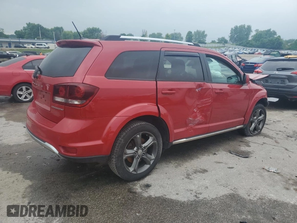 2015 Dodge Journey Crossroad with VIN 3C4PDCGG1FT670028, listed as a Copart auction lot 59700045 with 90,066 mi miles and Salvage title. Bid and sale history available at DreamBid. Image 3.