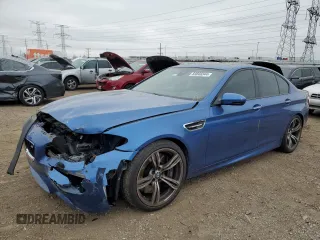 2015 BMW M5 with VIN WBSFV9C52FD594429, listed as a Copart auction lot 83848344 with 41,951 mi miles and Salvage Title. Bid and sale history available at carsss.com. Image 1.