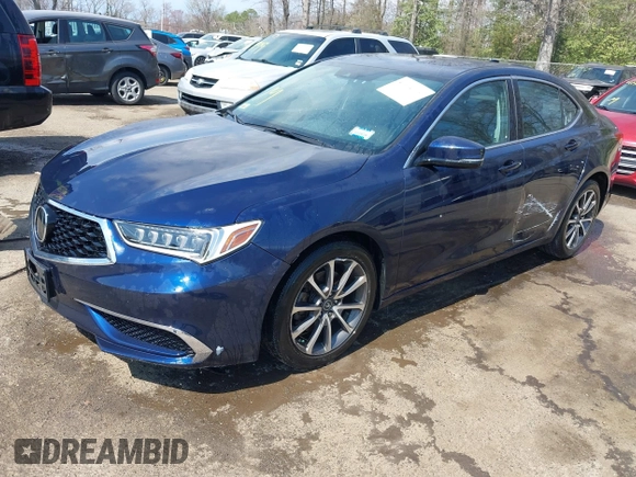 2018 Acura TLX with VIN 19UUB2F30JA012414, listed as a IAAI auction lot 41906116 with 83,758 mi miles. Bid and sale history available at carsss.com. Image 2.