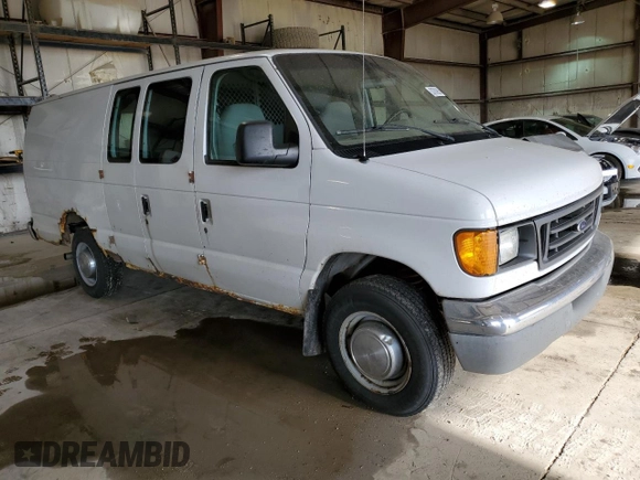 2005 Ford Econoline Cargo z VIN 1FTNS24LX5HA07675, wystawiony jako Copart lot #53780905 z przebiegiem 503 969 mil mil oraz Czysty tytuł • Clean title. Historia ofert i sprzedaży dostępna na DreamBid. Obrazek 4.